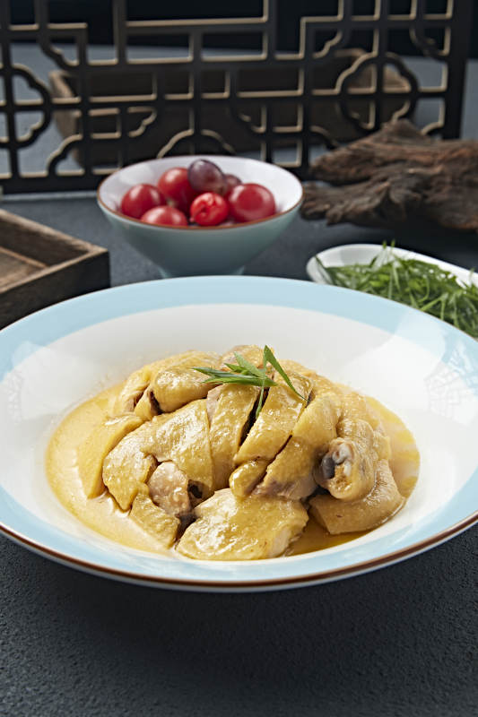 美味凉菜奶油咖喱白切鸡