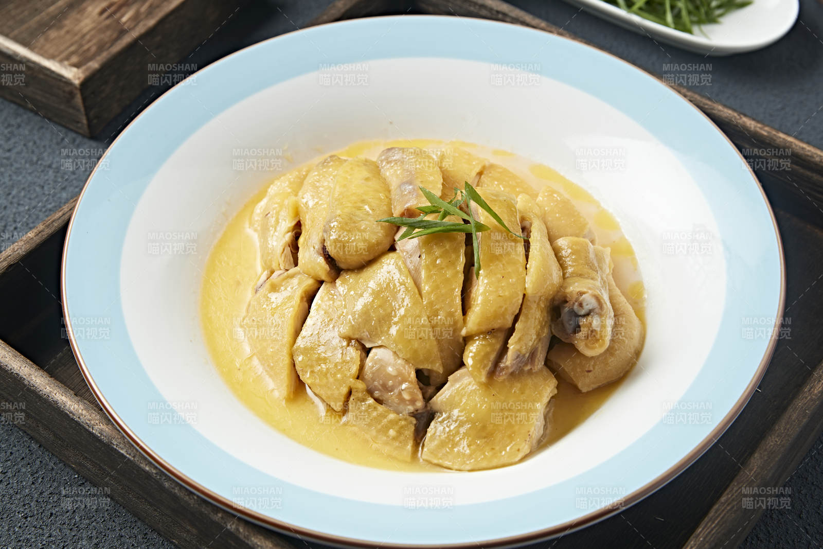 美味凉菜奶油咖喱白切鸡