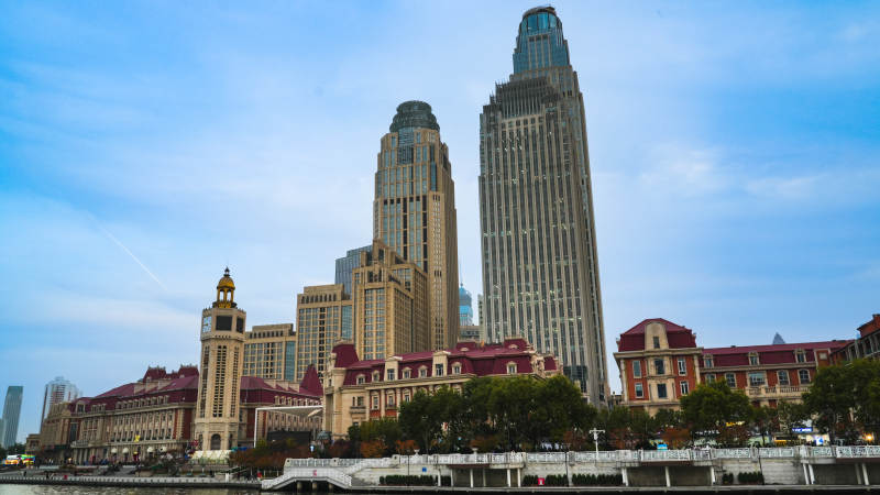 天津城市天际线美景