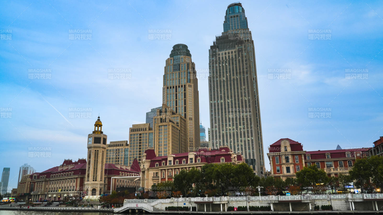 天津城市天际线美景