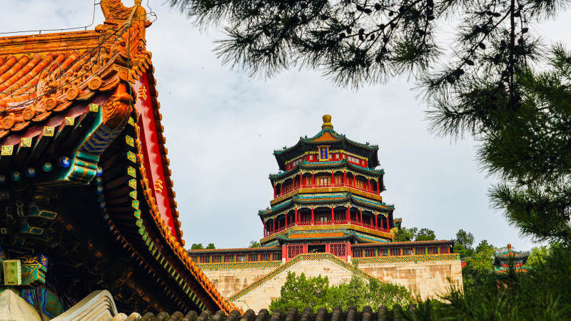 北京颐和园风光