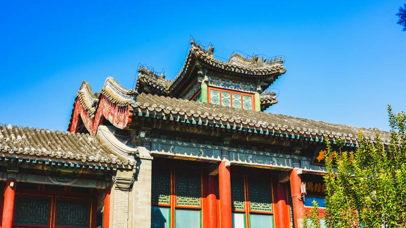 颐和园古建筑风光