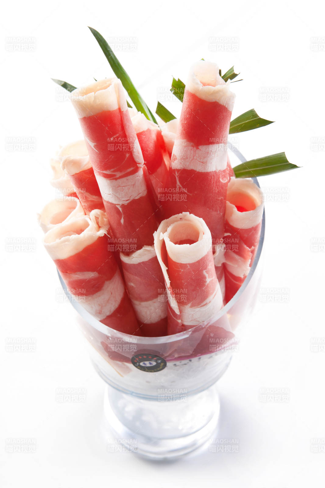 草原肥羊肥牛肉卷-摄影图