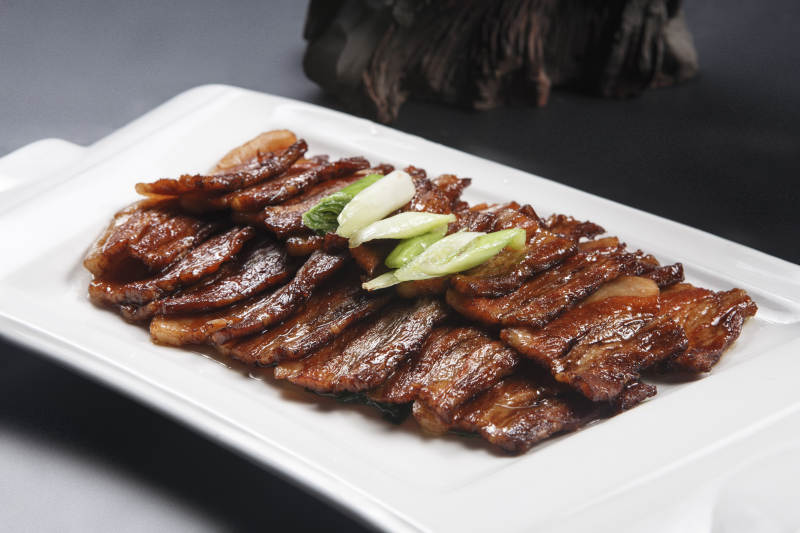 豆油香炸猪五花