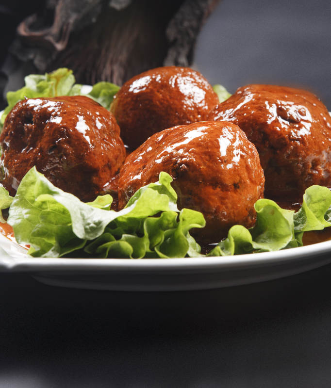 紅燒四喜丸子鐵獅子頭