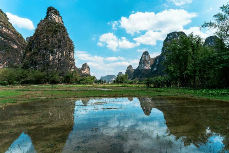 广西崇左明仕田园风光