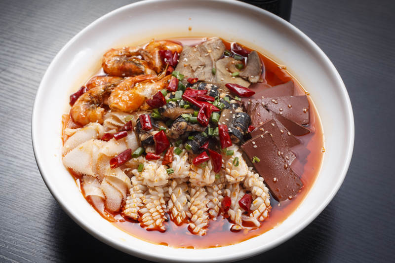 什錦海鮮毛血旺