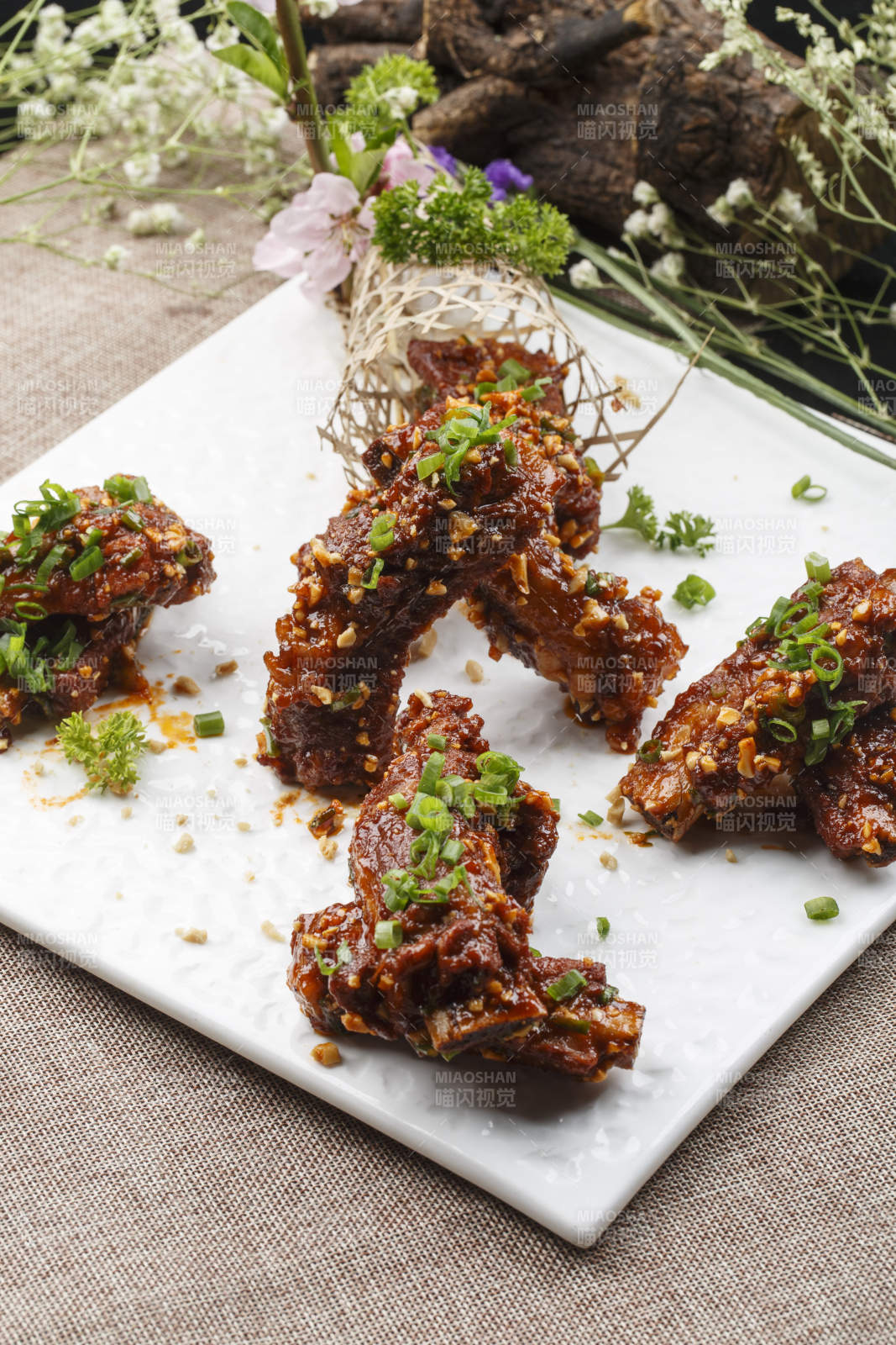 籠屜里擺放的精品肉夾饃