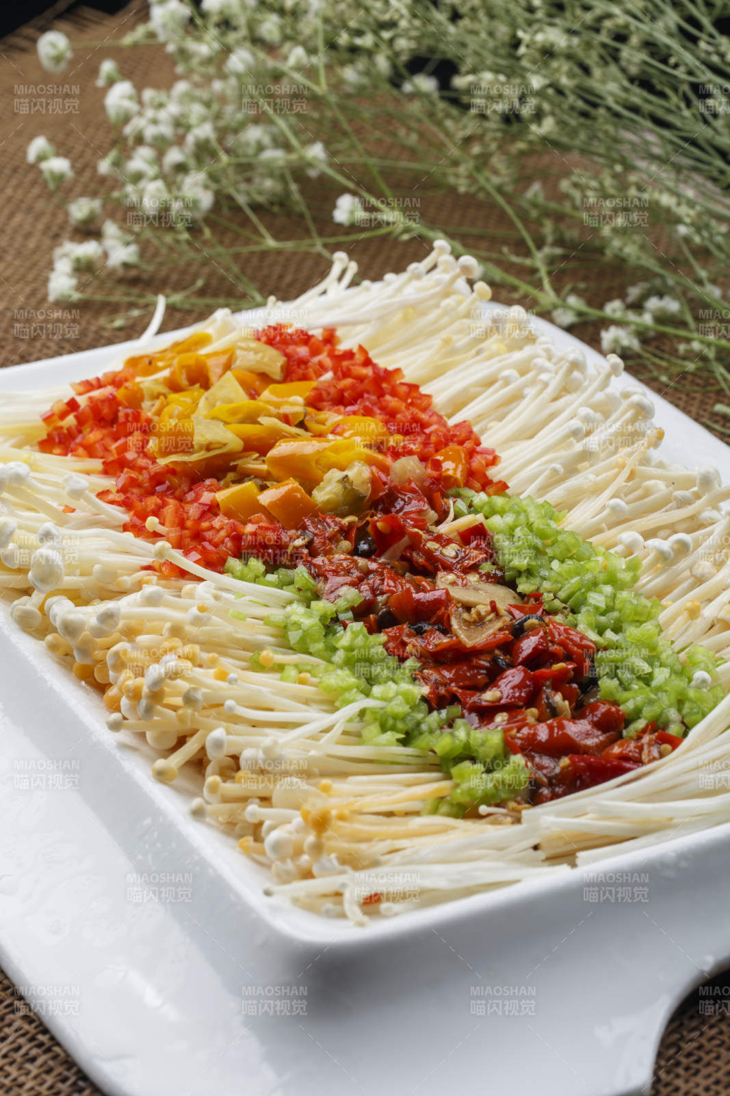 籠屜里擺放的精品肉夾饃