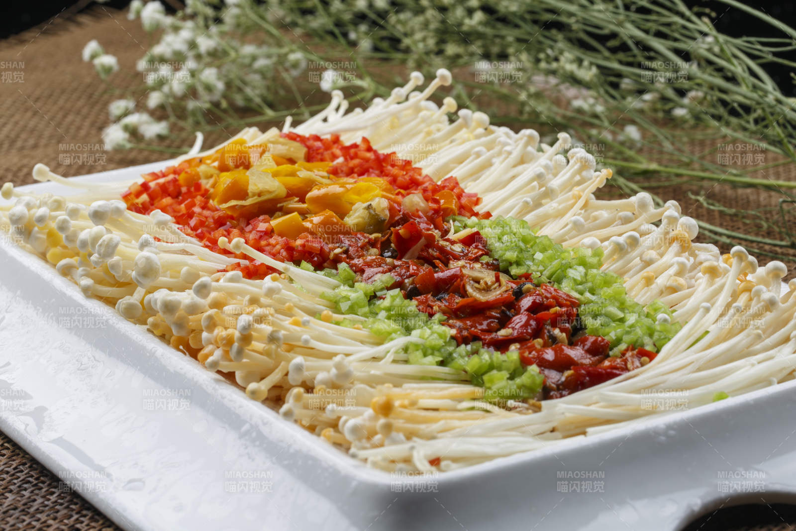 籠屜里擺放的精品肉夾饃