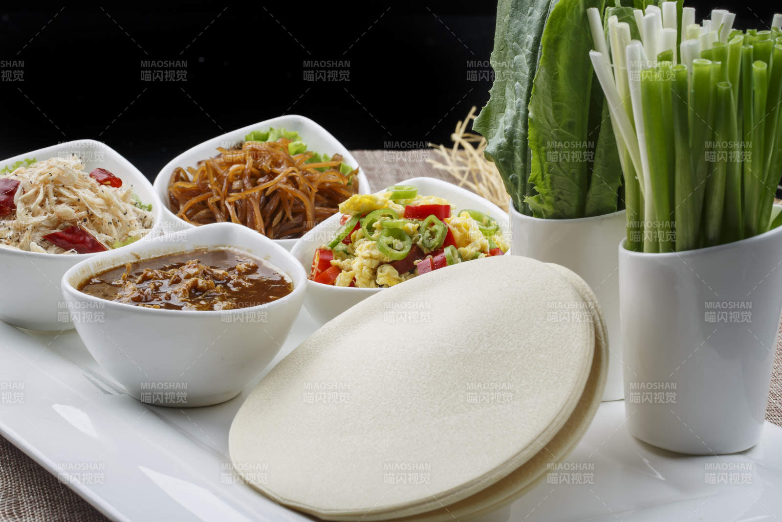 农家老咸菜卷饼