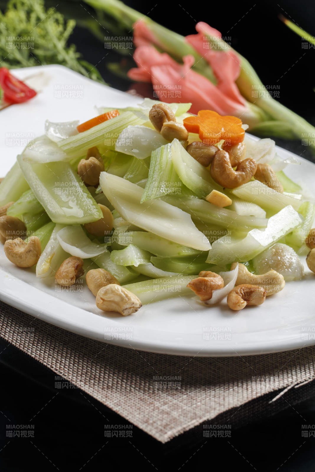 白灼西蓝花-摄影图