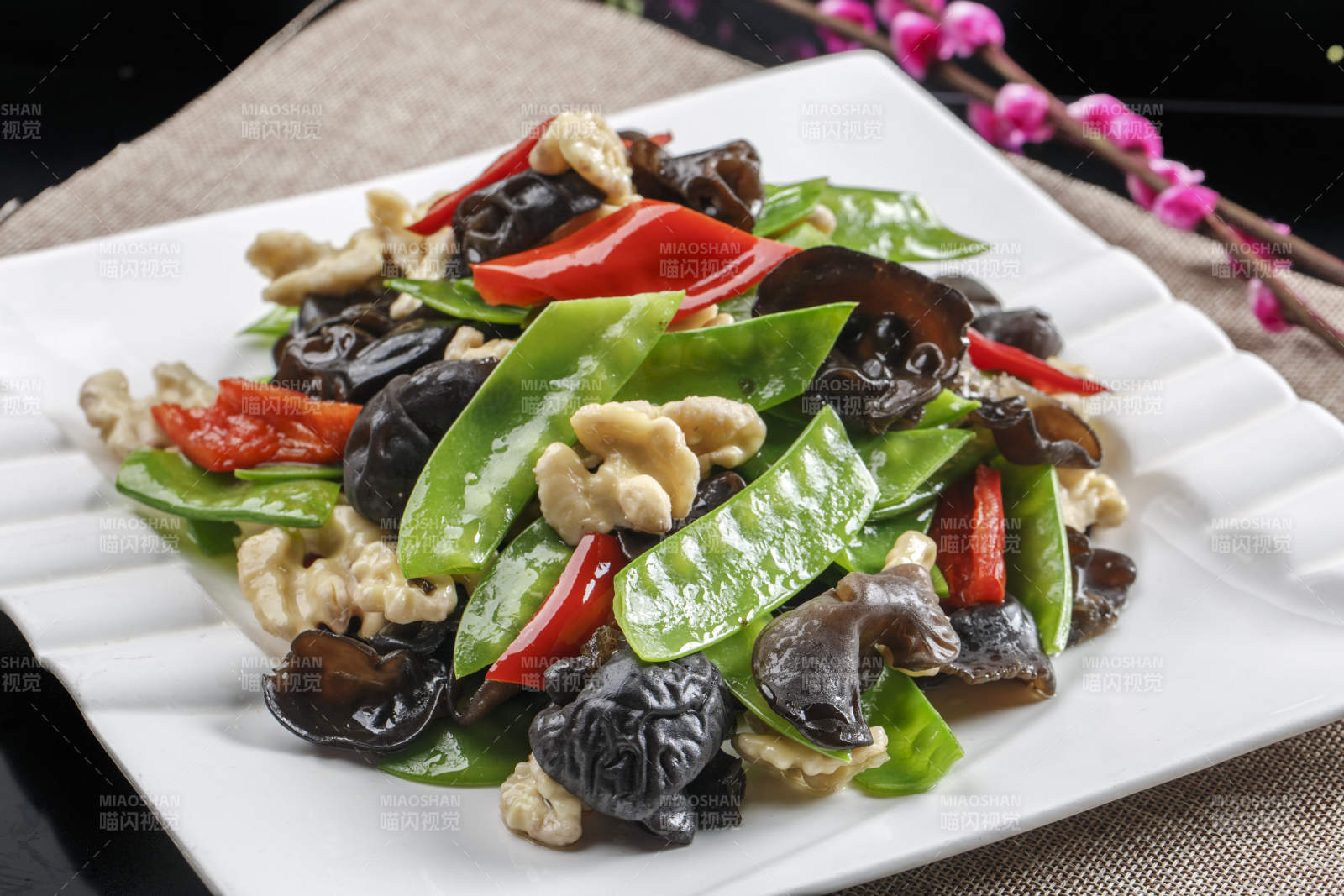 粤式小炒荷塘月色