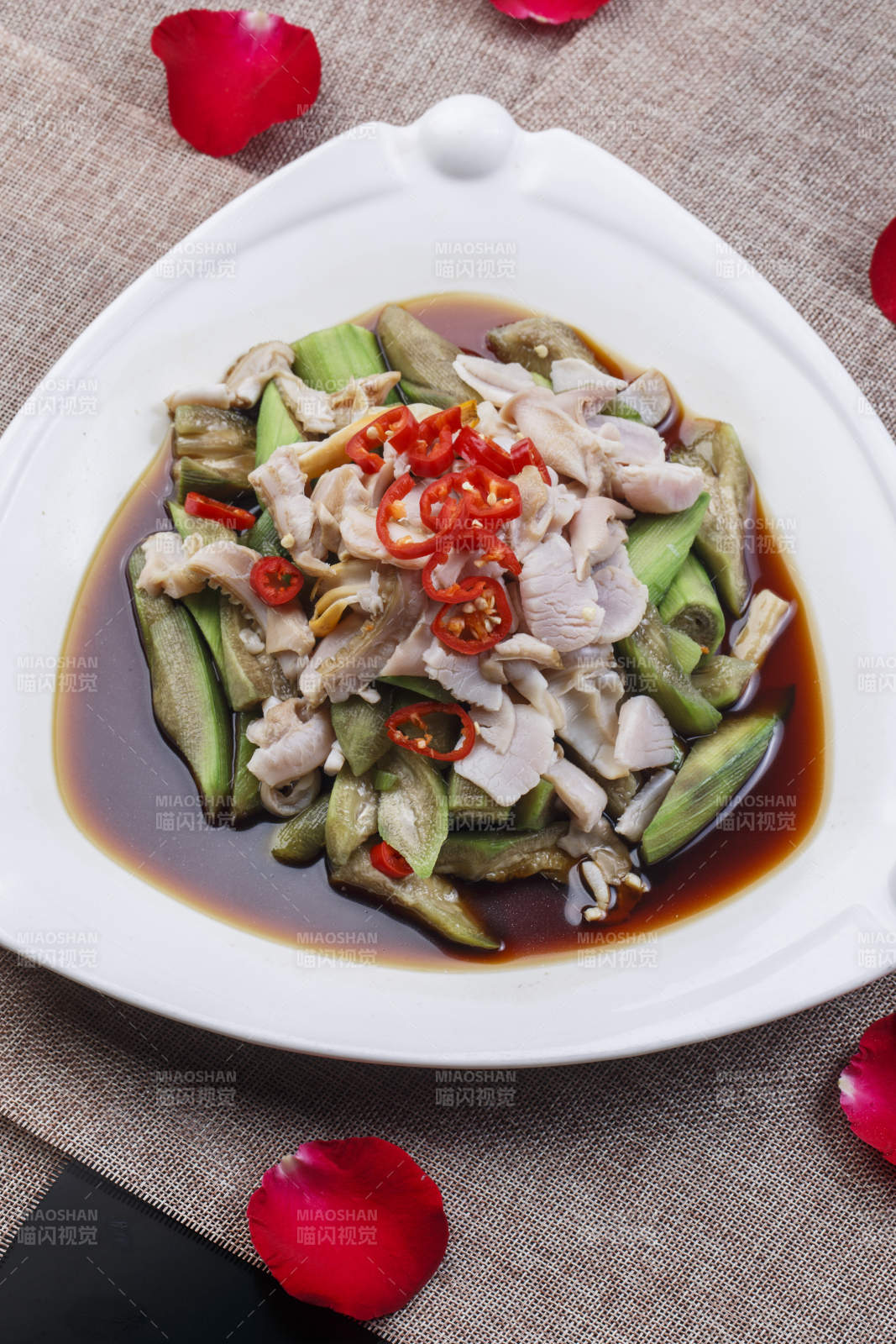 老醋絲瓜酸湯鳥貝