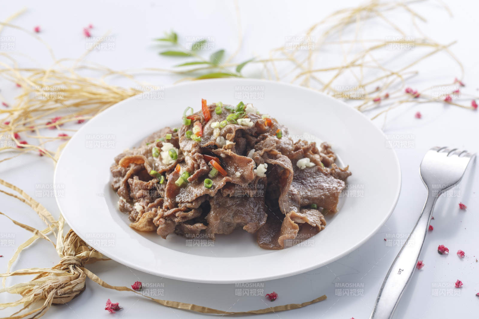 鐵板燒烤黃牛肉