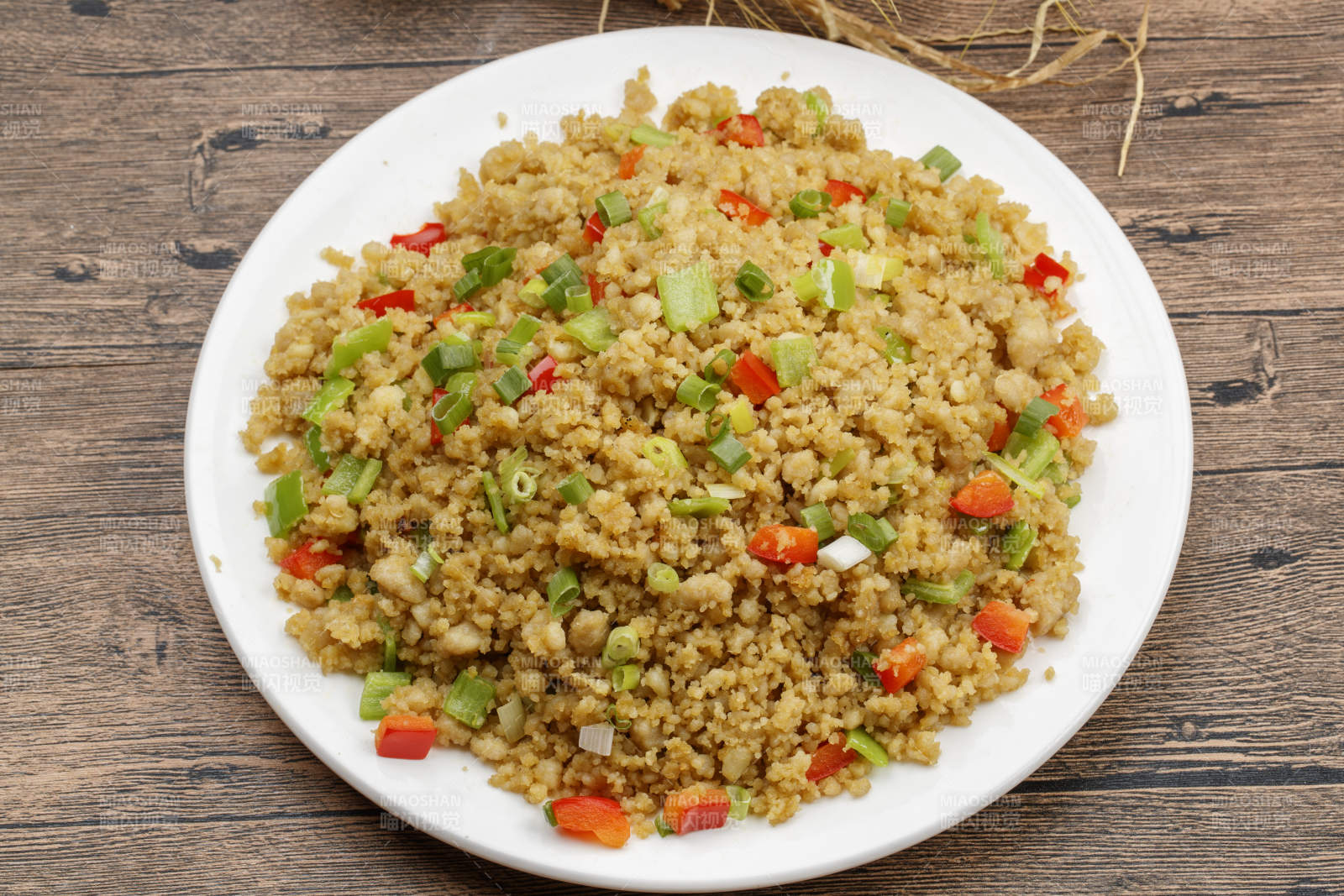 麻油炒傀儡莜面土豆泥