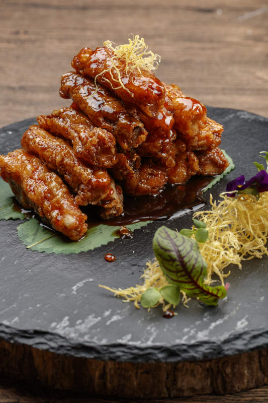 糖醋香炸鳕鱼卷