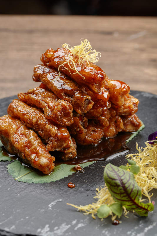 糖醋香炸鳕鱼卷