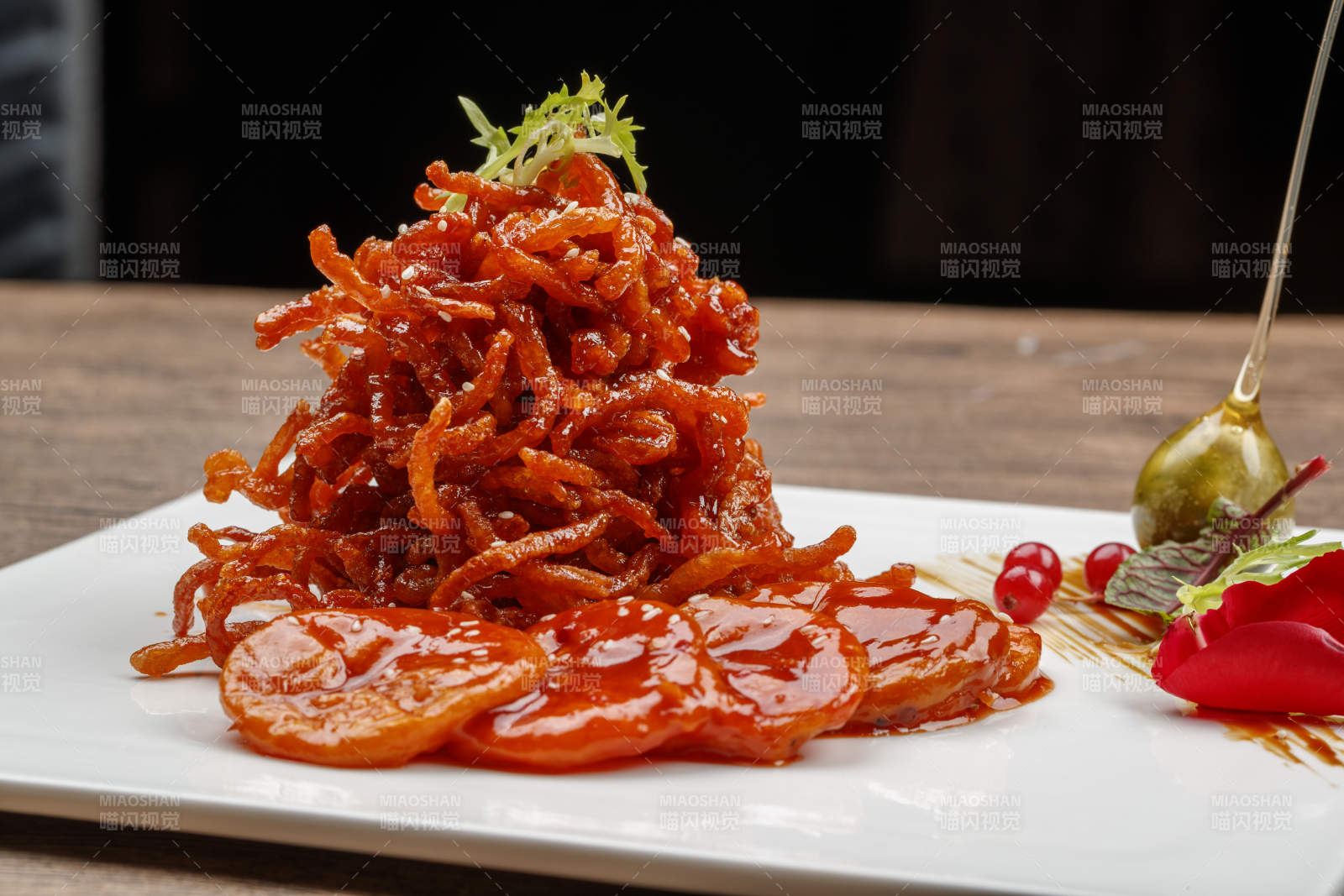 杏脯肉絲果脯肉絲