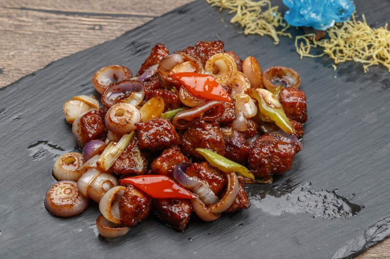 小洋葱黑椒牛仔粒