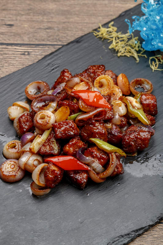 小洋葱黑椒牛仔粒