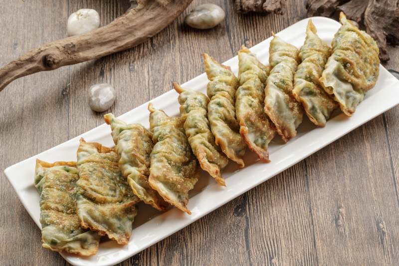 油煎韭菜素盒子