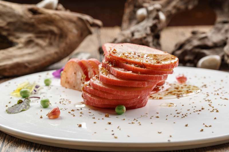 美味蜂蜜桂花蜜黄米藕