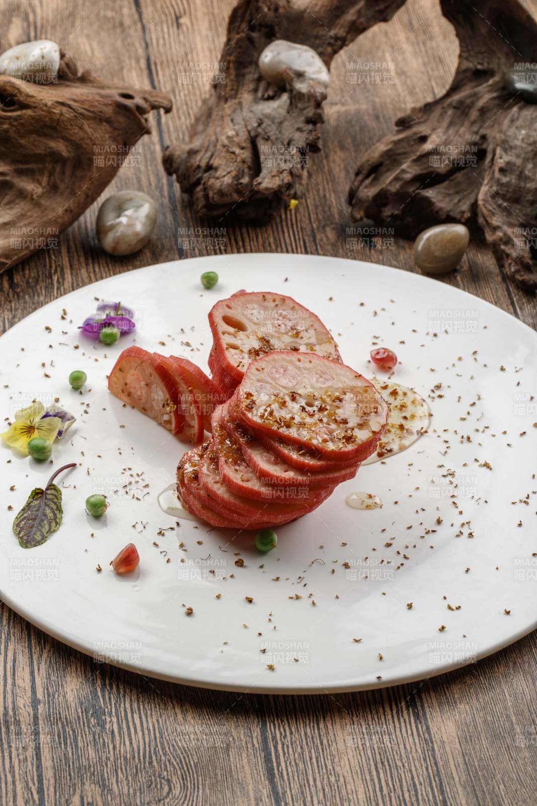 美味蜂蜜桂花蜜黄米藕