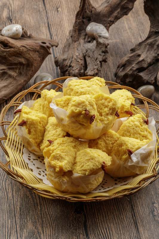 杂粮坚果黄馍馍