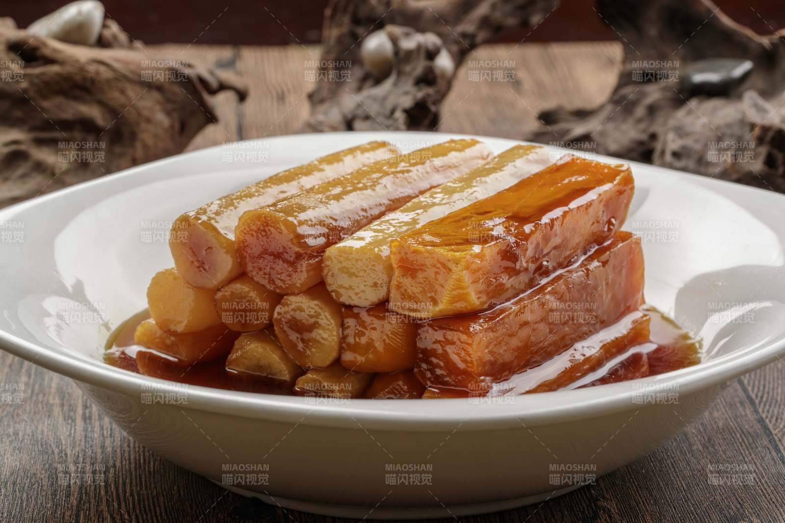 蜜汁长山药-摄影图