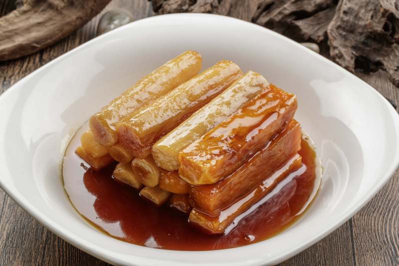 蜜汁长山药-摄影图