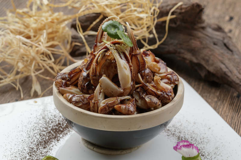 糟醉蟹钳生淹蟹钳