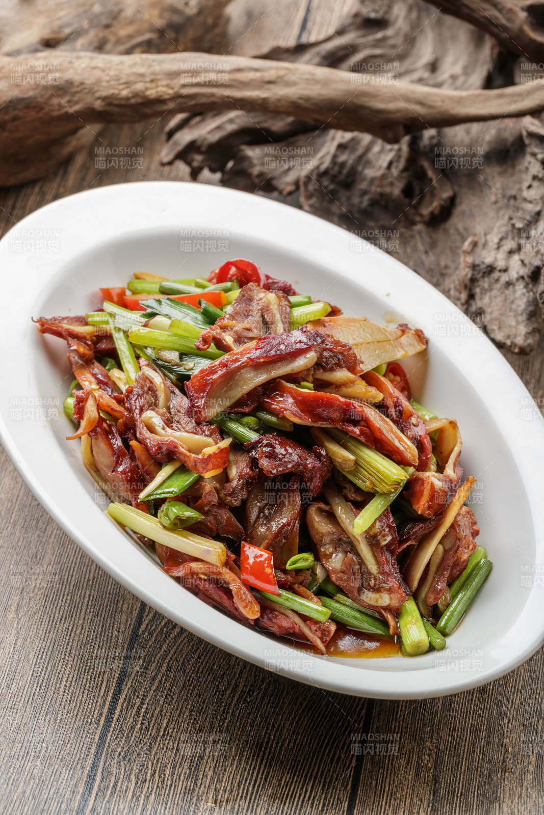 西芹香炒豬頭肉