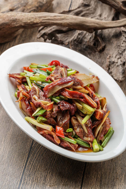 西芹香炒豬頭肉