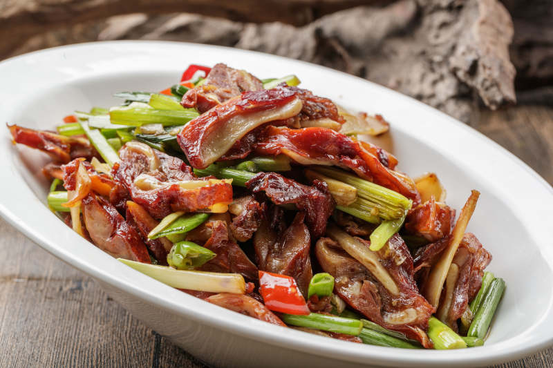 西芹香炒豬頭肉