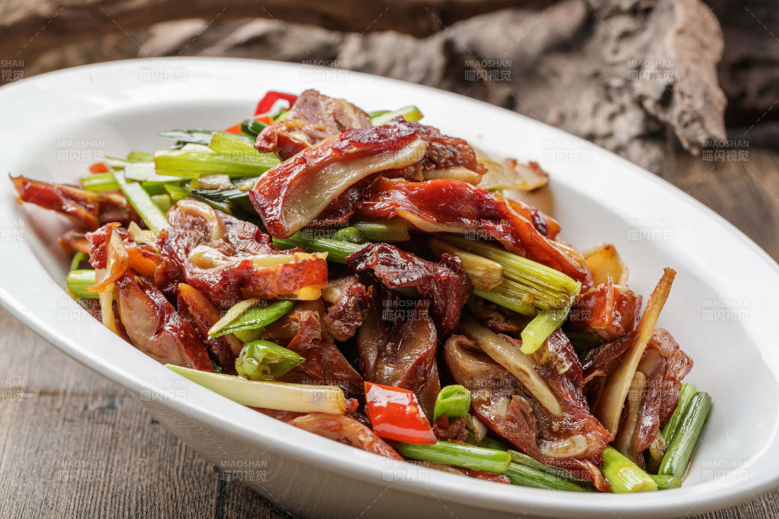 西芹香炒豬頭肉