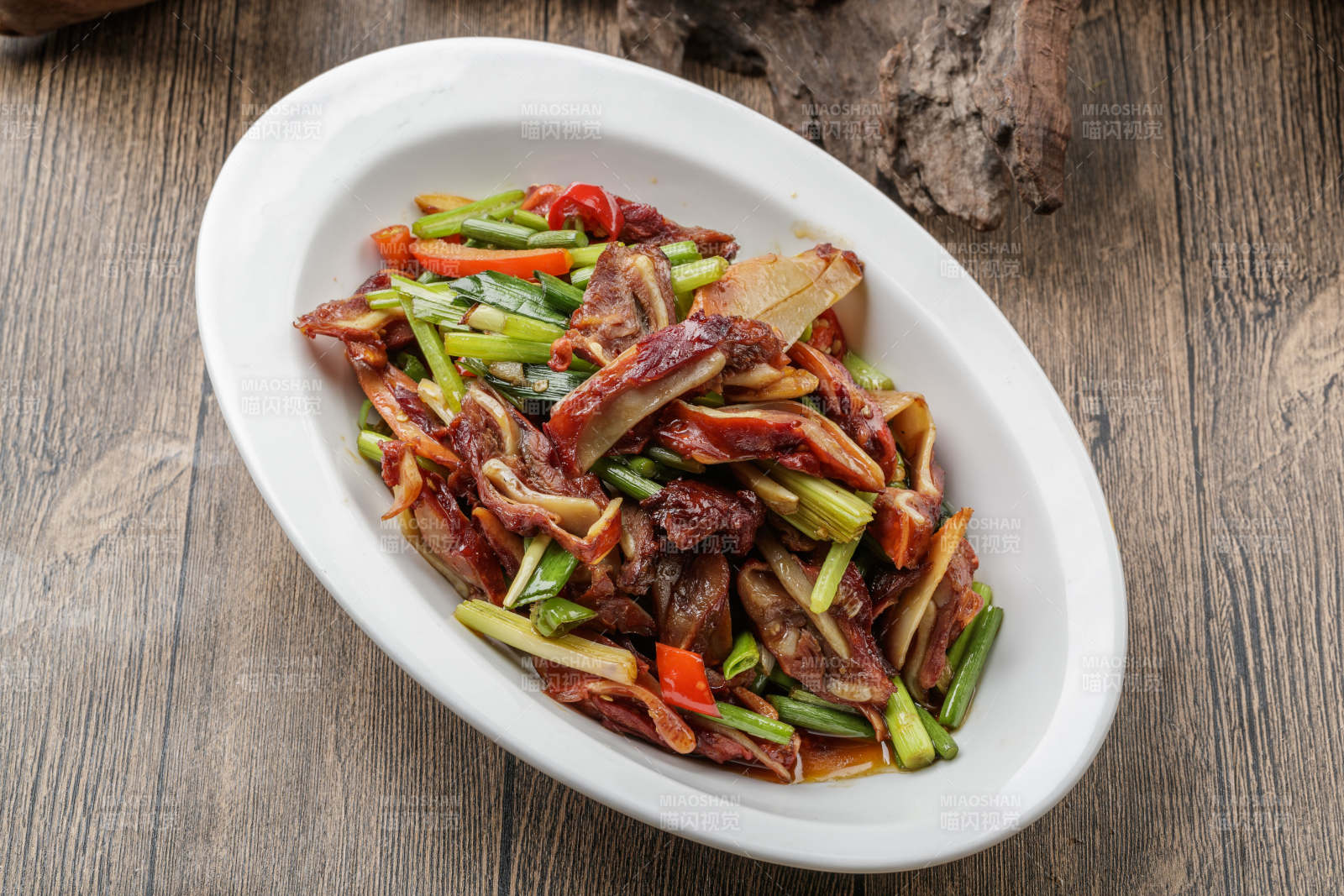 西芹香炒豬頭肉