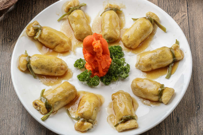 浇汁口袋福禄肉中式玉子烧