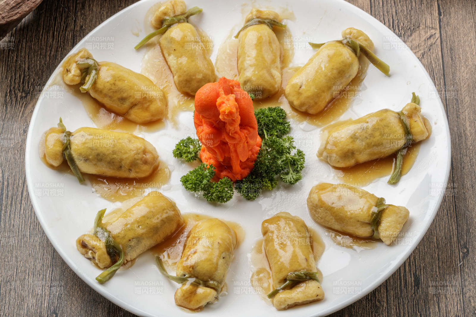 浇汁口袋福禄肉中式玉子烧