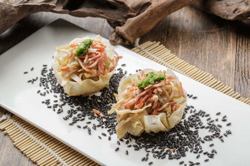 芝香蟹柳炸排叉