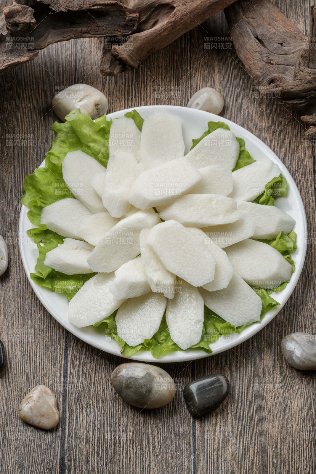 火锅食材马牙山药-摄影图