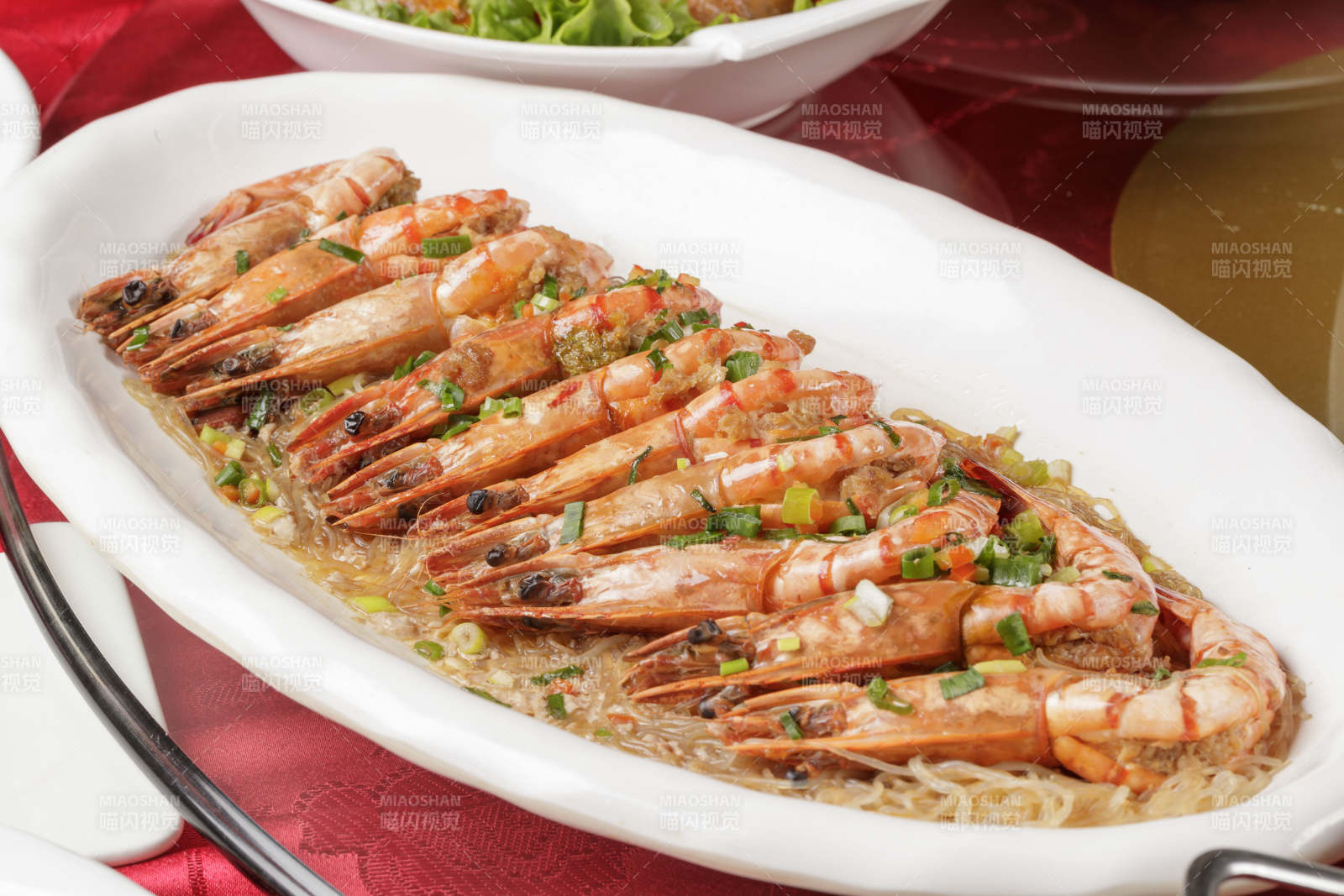 清蒸蒜蓉开背虾