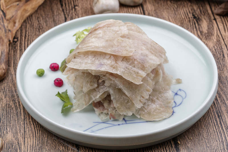 五香猪肉冻皮冻