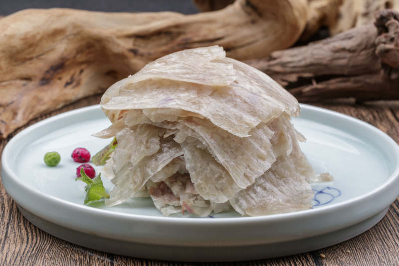 五香猪肉冻皮冻