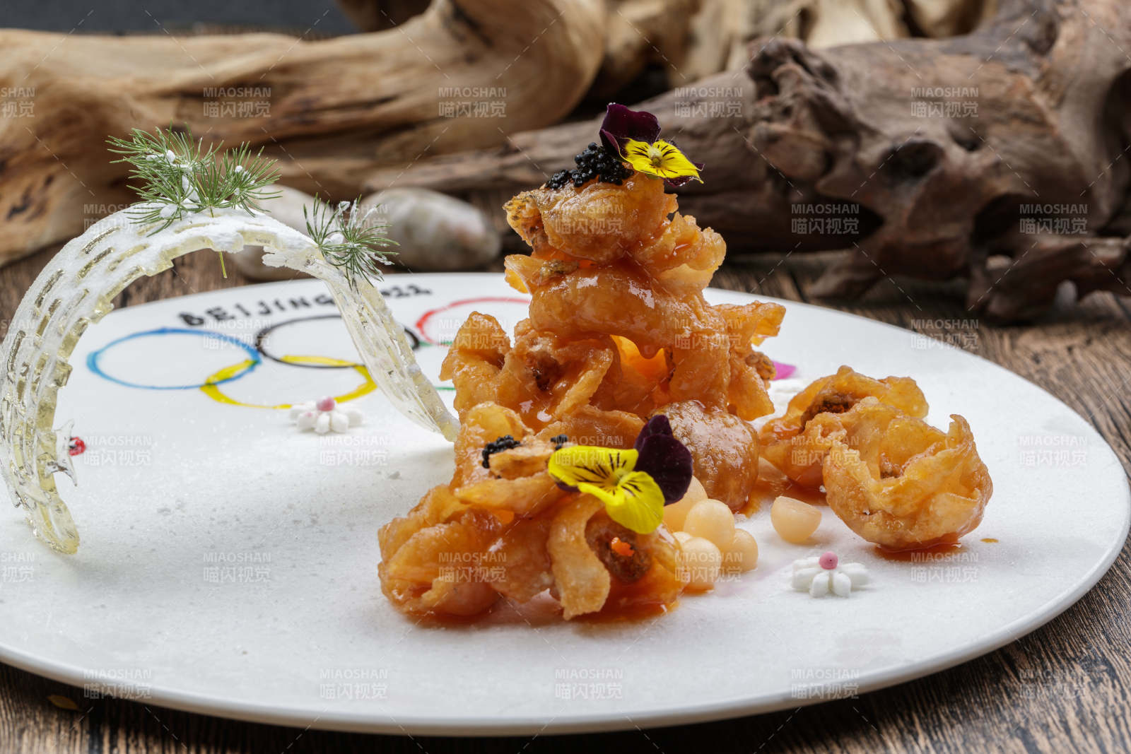 牡丹花開軟炸肉