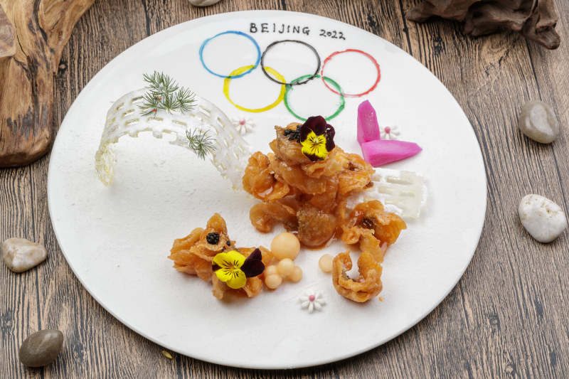 牡丹花开软炸肉