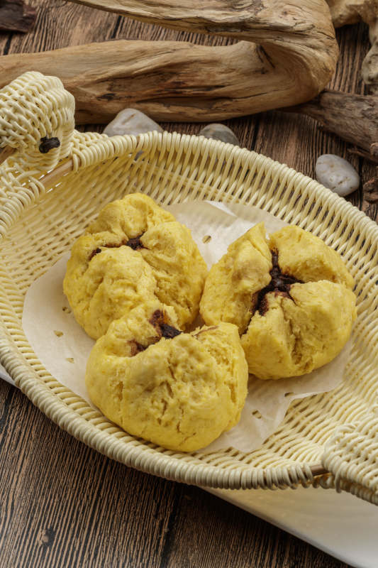 面豆馅开花黄馍馍