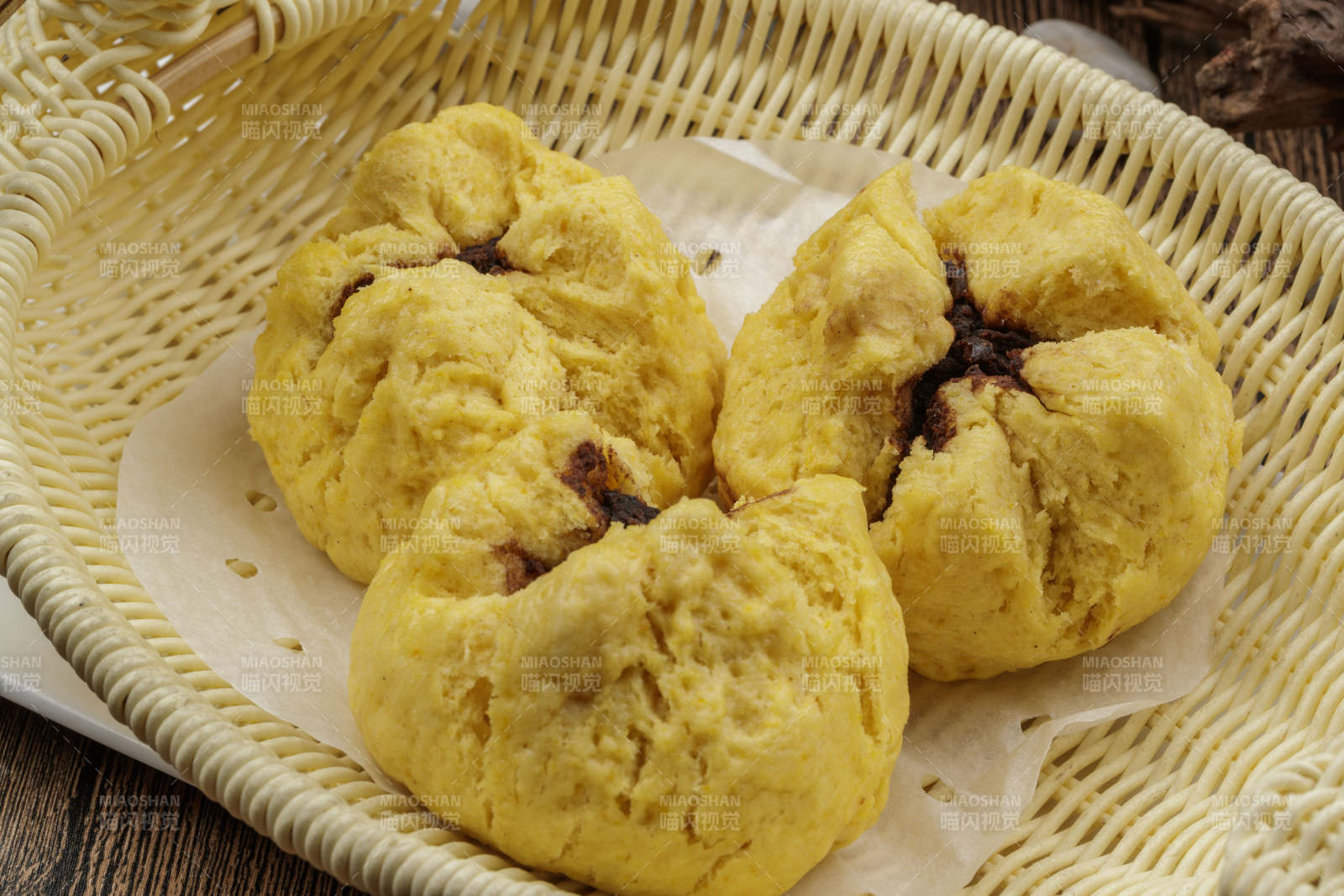 面豆馅开花黄馍馍