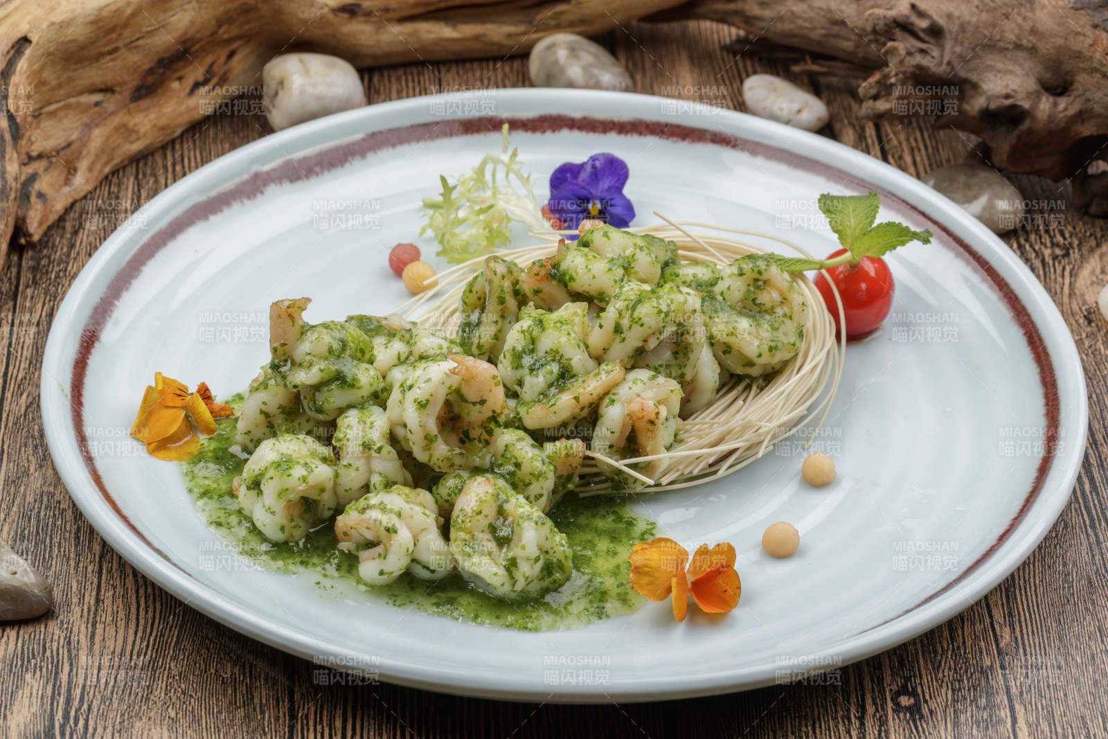 鮮山葵醬醸桃仁