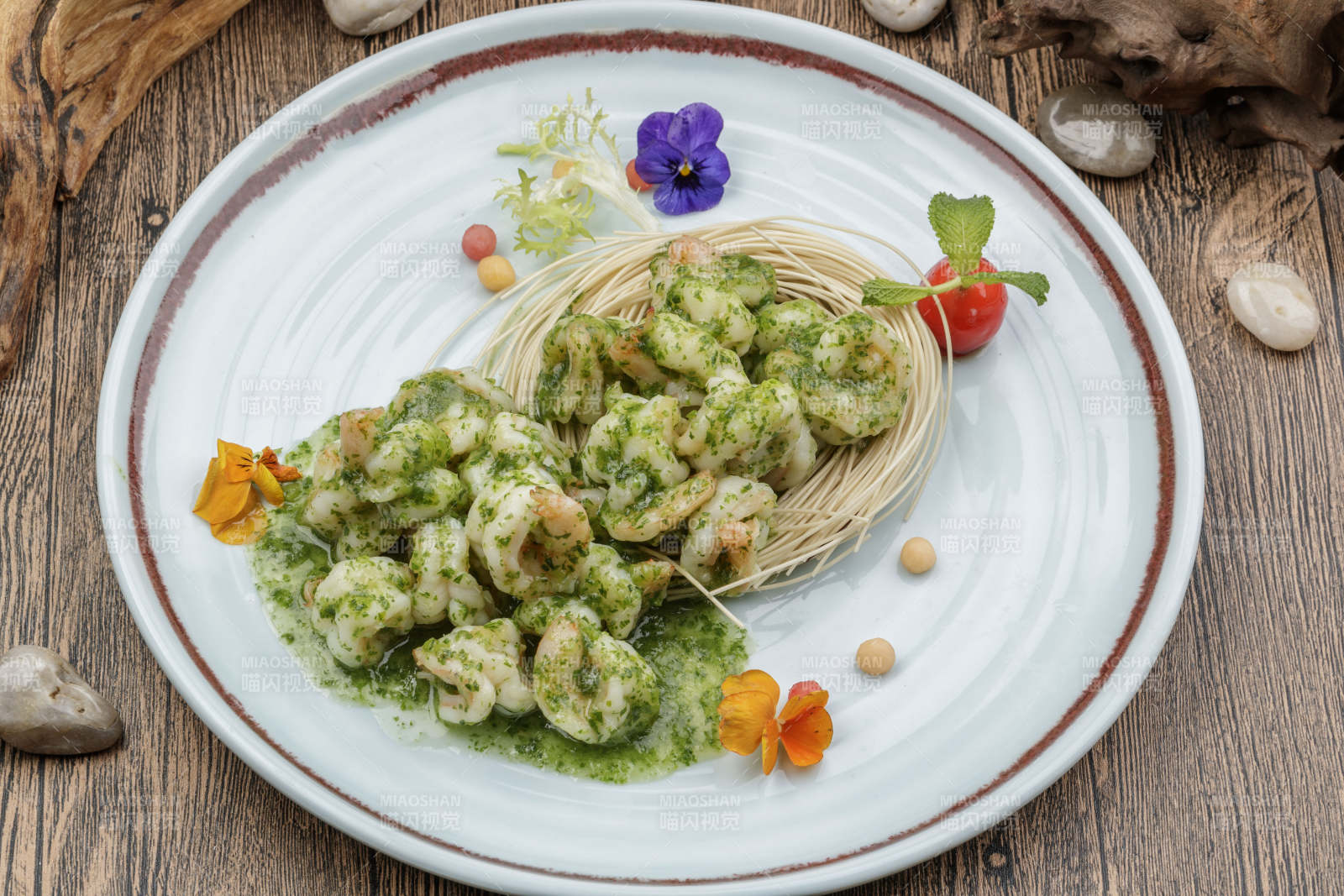 鮮山葵醬醸桃仁